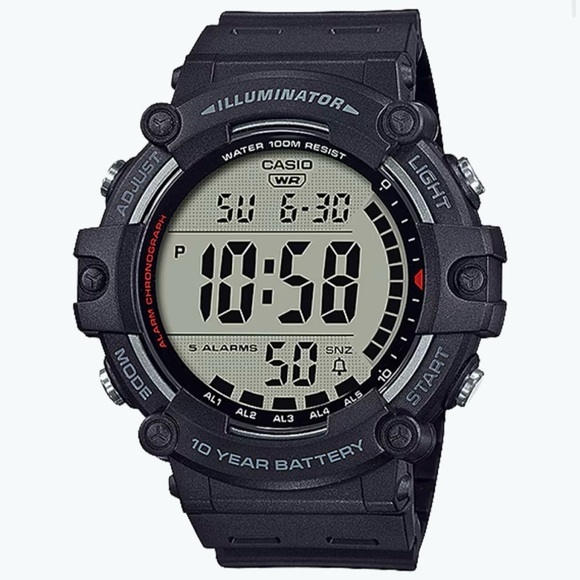 Casio Other - Casio Black Smartwatch with Rugged Design and Digital Display